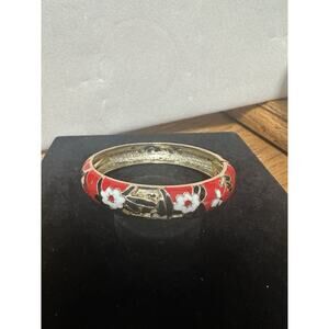 Sequin Nordstrom Multicolor Gold Tone Statement Enamel Bangle Bracelet # 224